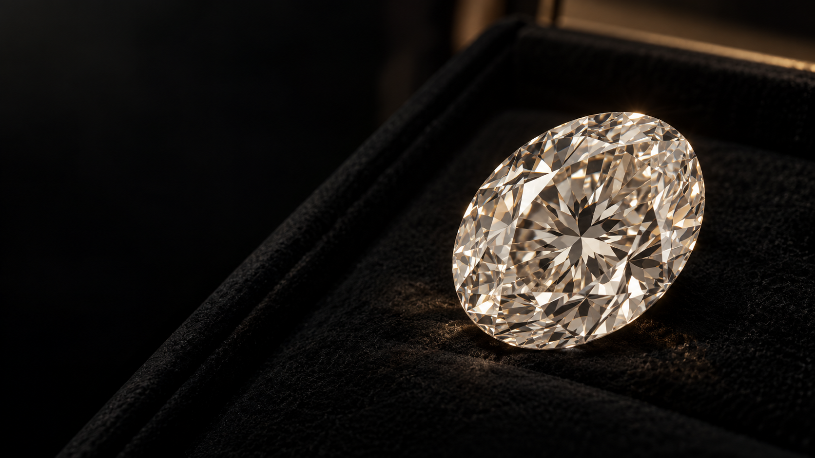 Oval diamond in the Maison Bragga private diamond collection