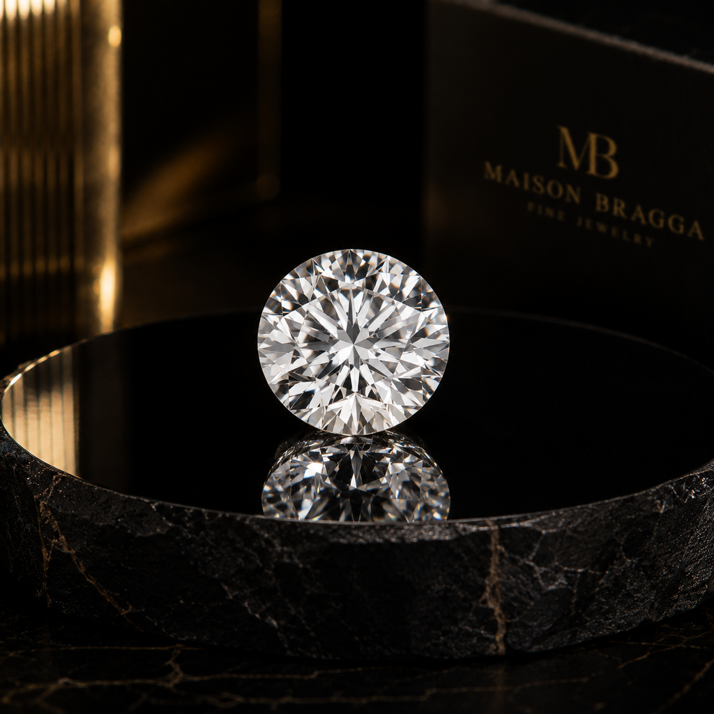 4.55 ct Round Brilliant Lab-Grown Diamond – E Color – VVS2 – IGI Certified