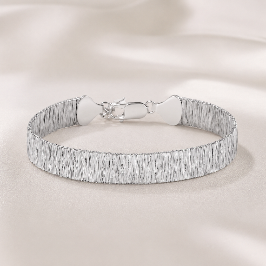 Siena Brushed Sterling Silver Bracelet