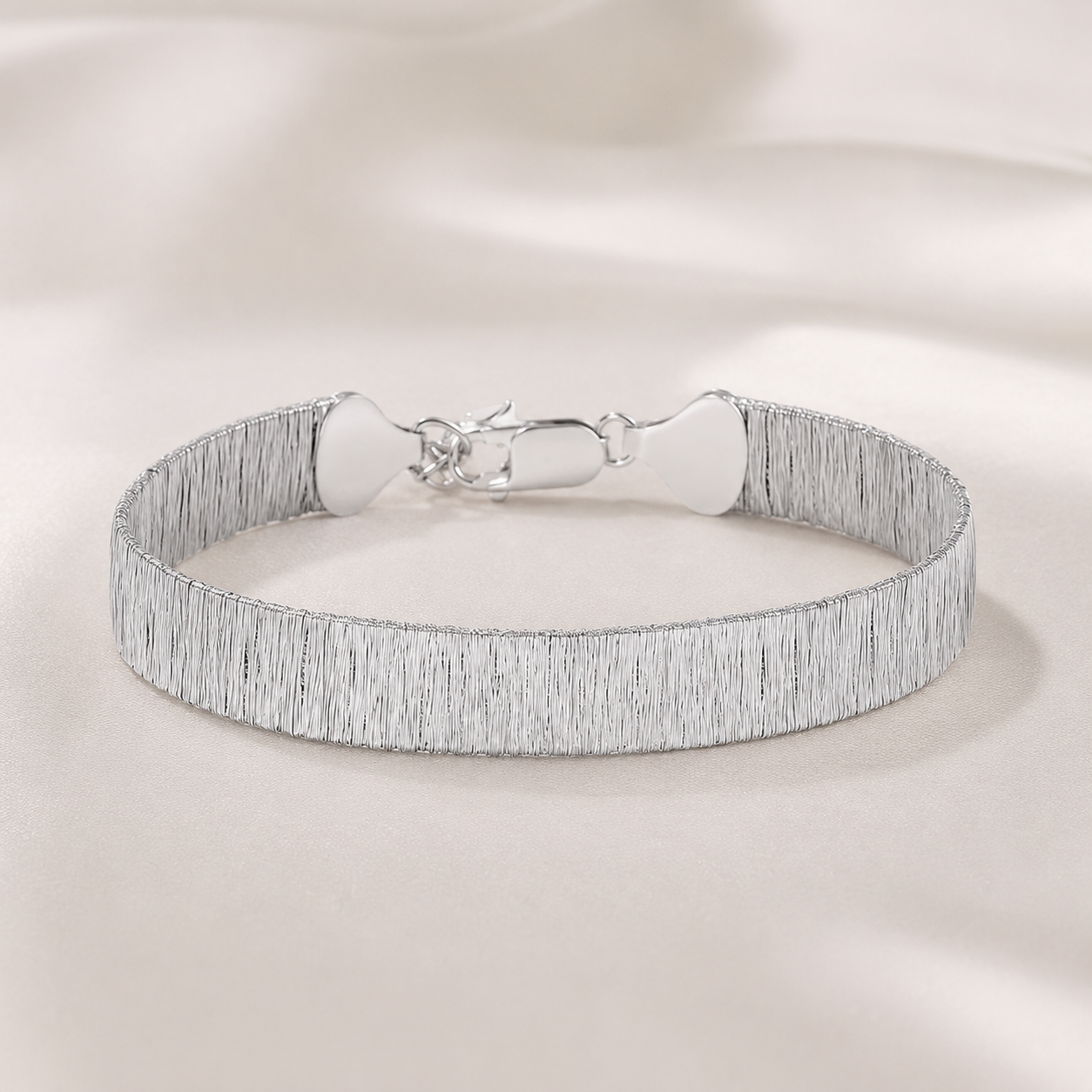 Siena Brushed Sterling Silver Bracelet