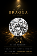 1.52 ct Round Brilliant Lab-Grown Diamond – D Color – VVS1 – IGI Certified