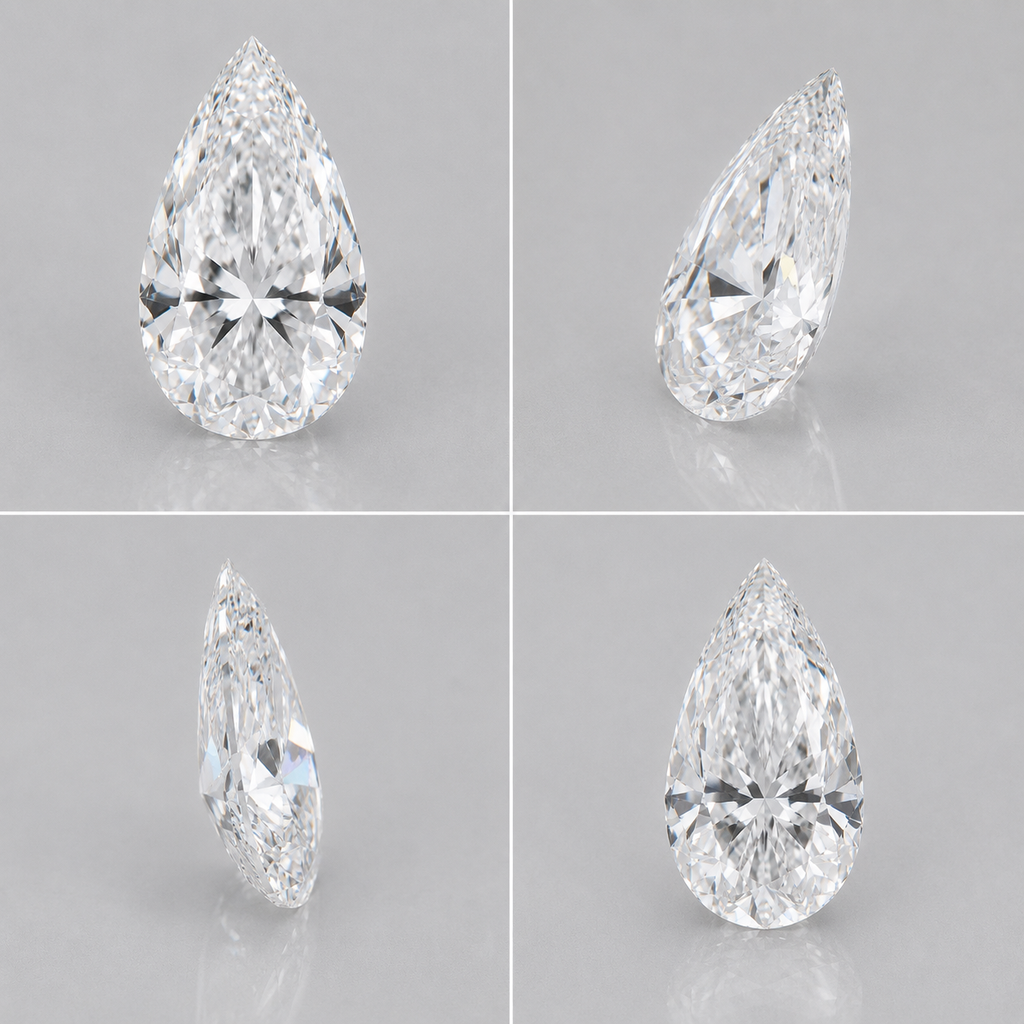 2.01 ct Pear Brilliant Natural Diamond – F Color – VVS2 – GIA Certified