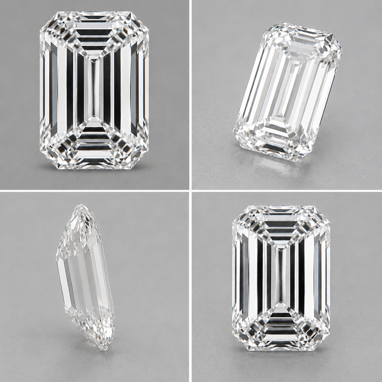 3.10 ct Emerald Cut Natural Diamond – D Color – VVS2 – GIA Certified