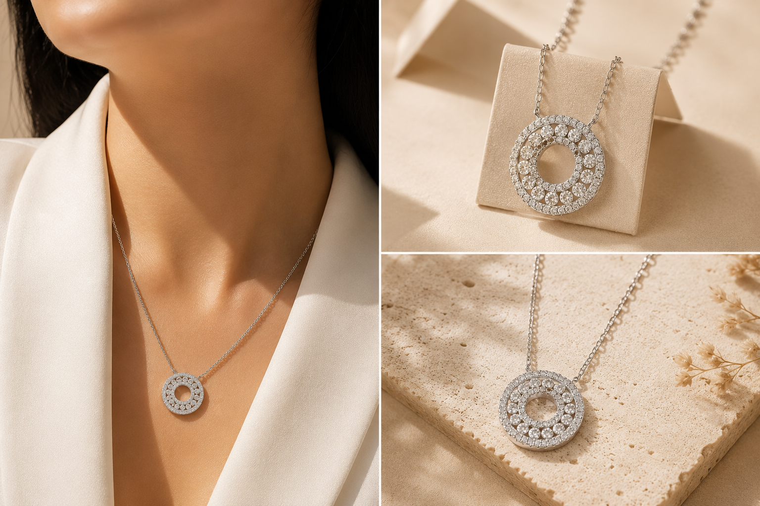 Soléyra Halo Necklace