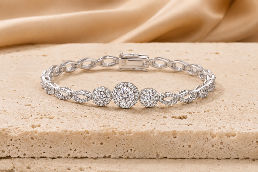 Luneria Moissanite Bracelet