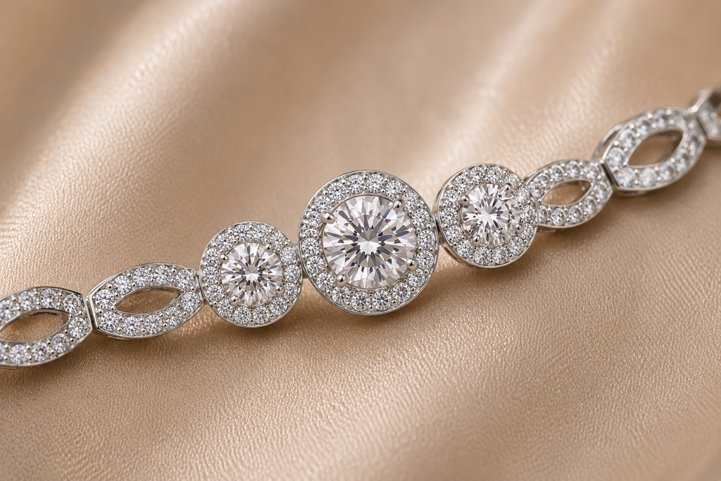 Luneria Moissanite Bracelet