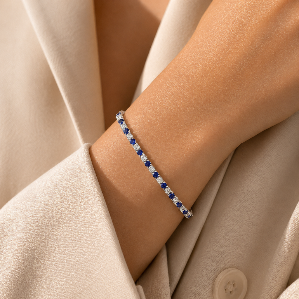 The Saphirine Tennis Bracelet