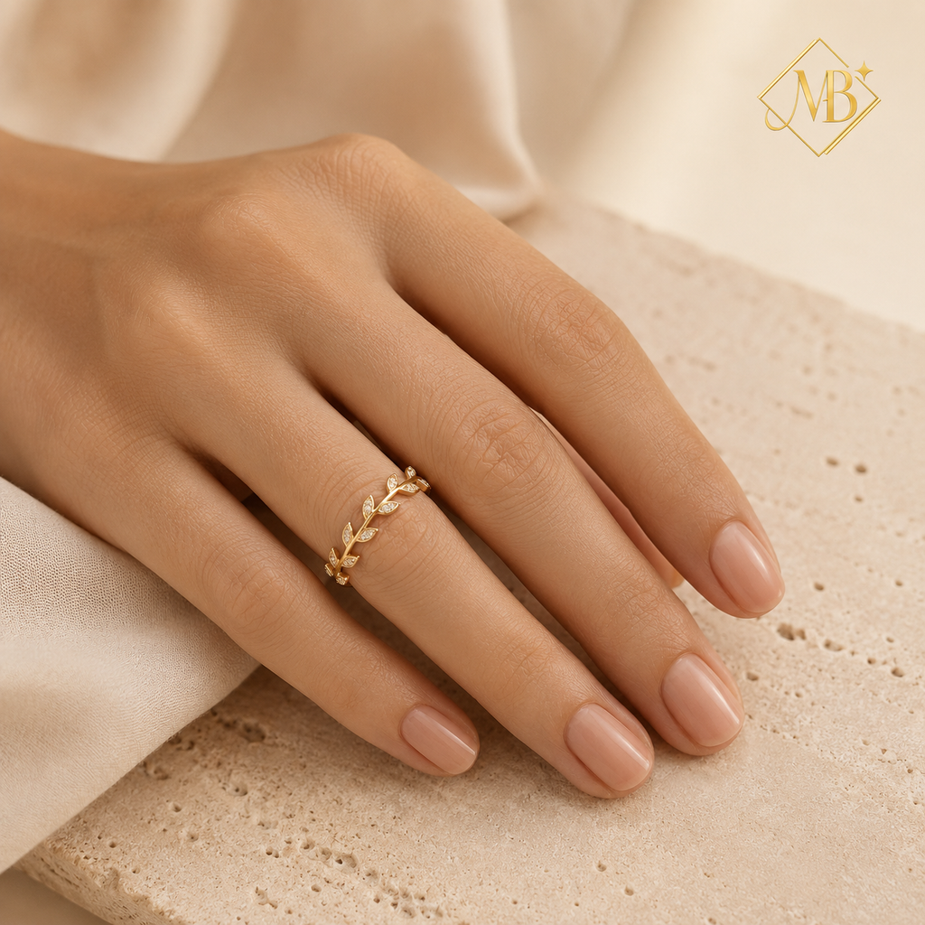 Liora Leaf Ring