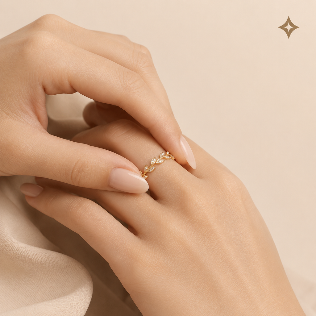 Liora Leaf Ring