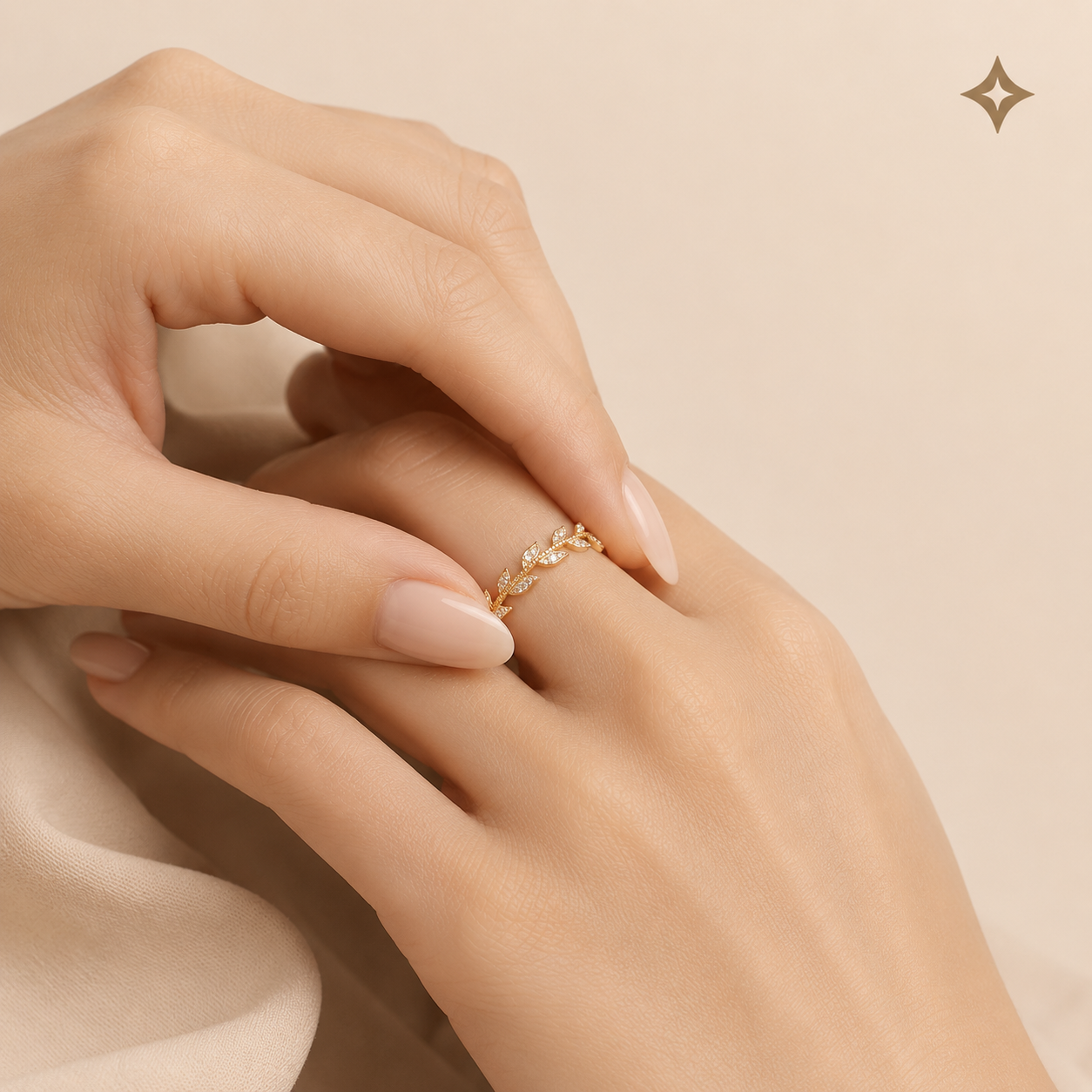 Liora Leaf Ring
