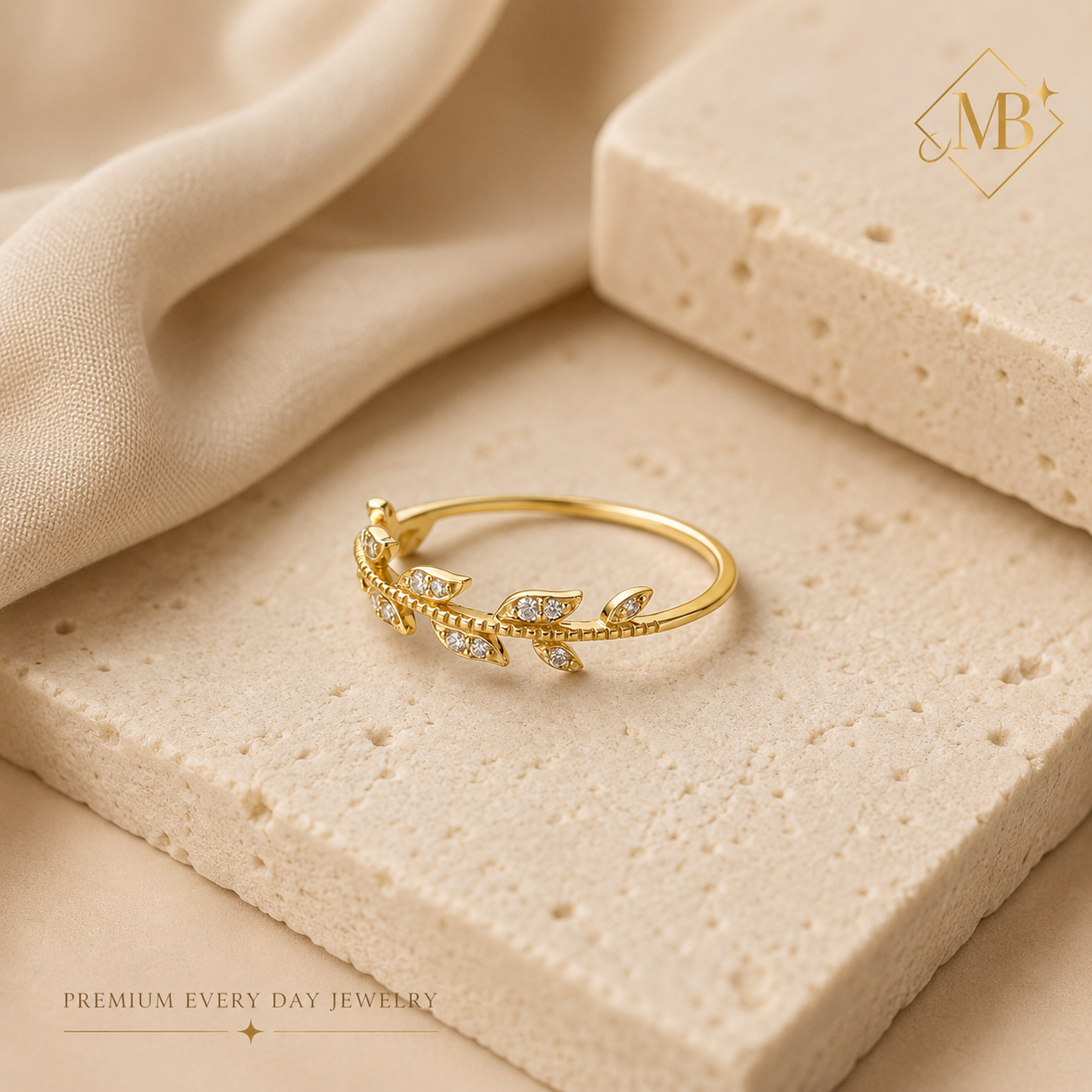Liora Leaf Ring