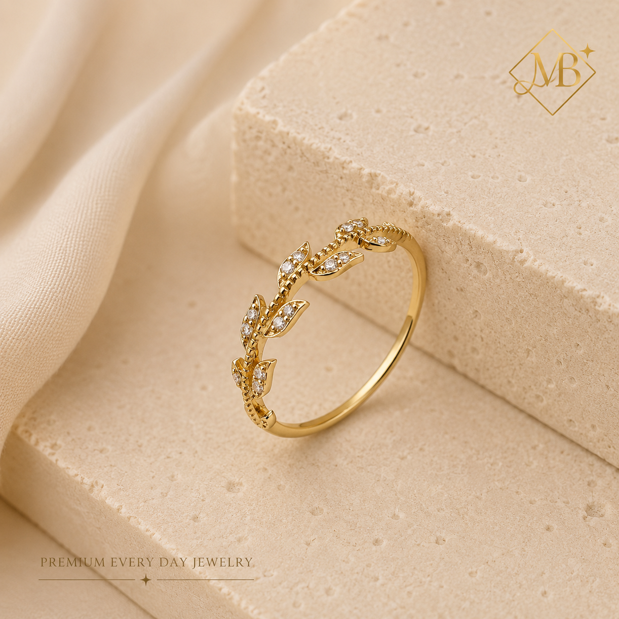 Liora Leaf Ring