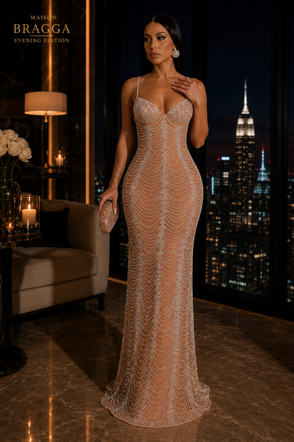 Veloria Crystal Gown