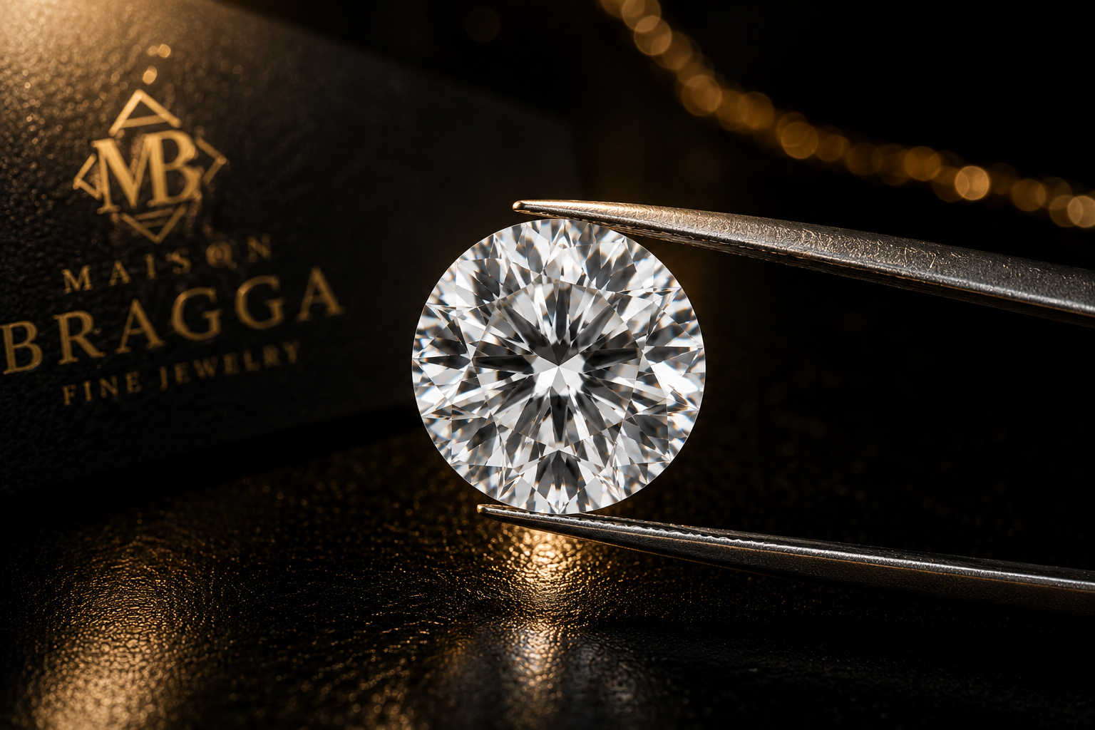 4.04 ct Round Brilliant Lab-Grown Diamond – E Color – VVS2 – IGI Certified