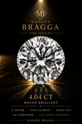 4.04 ct Round Brilliant Lab-Grown Diamond – E Color – VVS2 – IGI Certified