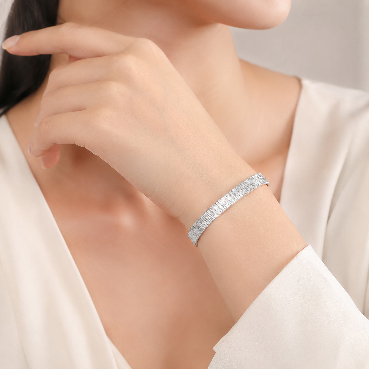 Siena Brushed Sterling Silver Bracelet