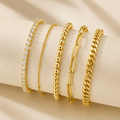 Lumière Gold Layered Bracelet Set