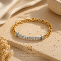 Monaco Cuban Moissanite Bracelet