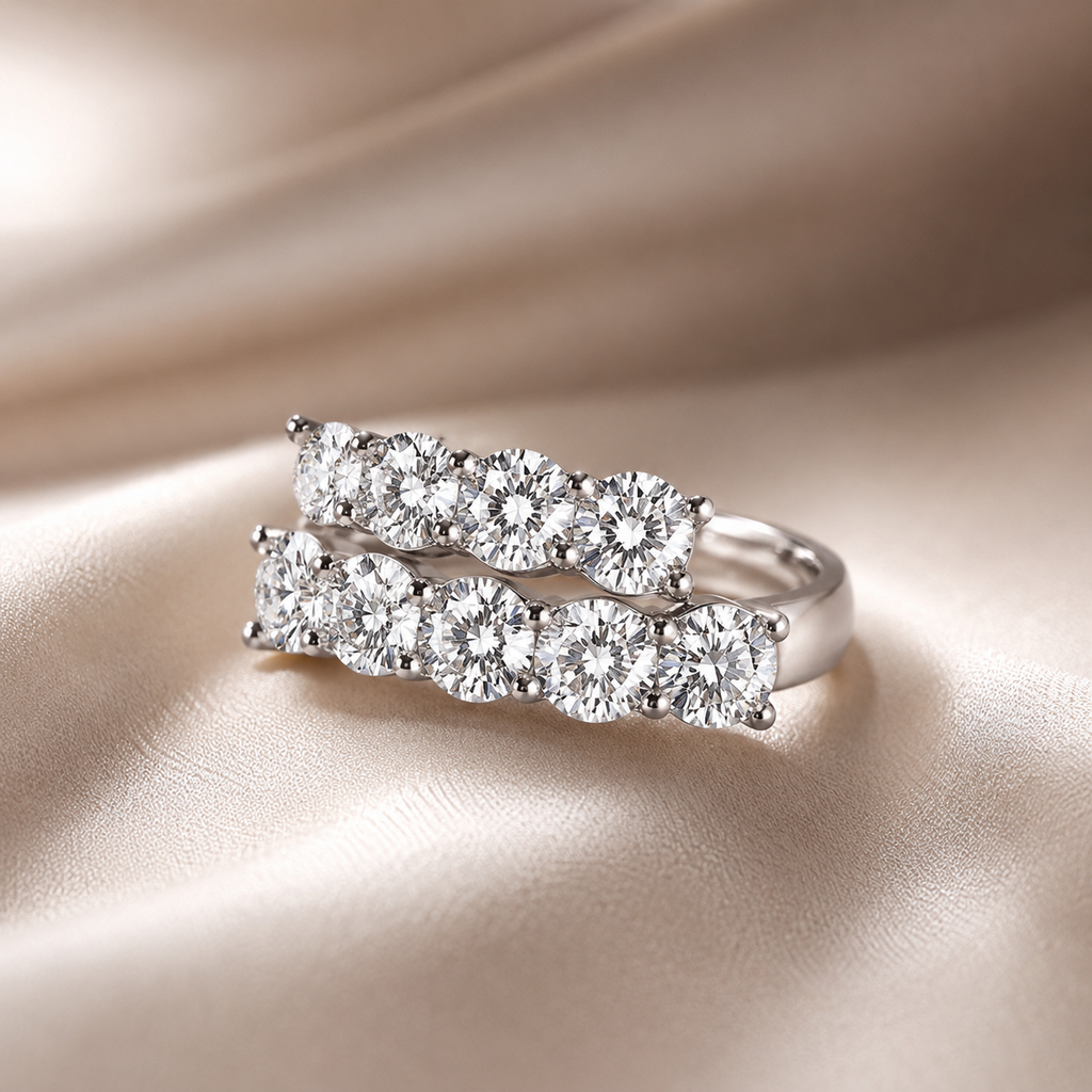 Vittoria Moissanite Ring