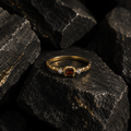Rosalia Garnet Ring