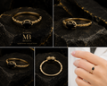 Fiora Black Agate Ring