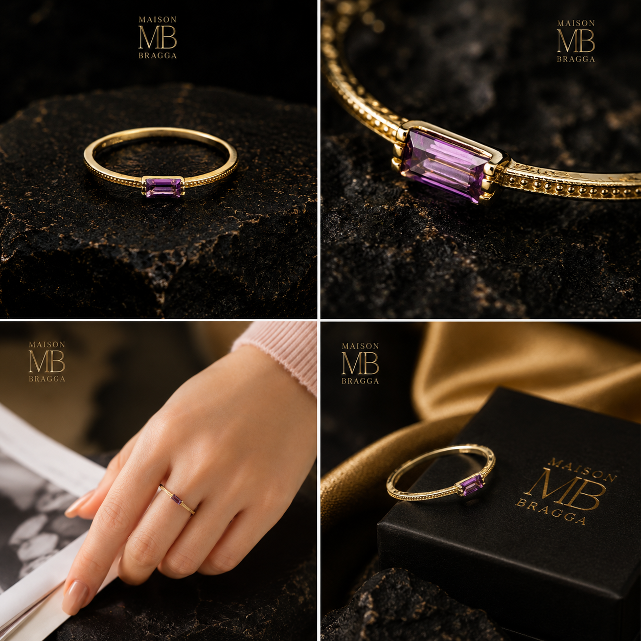 Maison Bragga – Valys Amethyst Ring