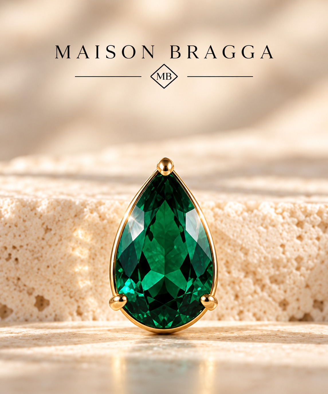 Émerelle 18K Gold Emerald Pendant