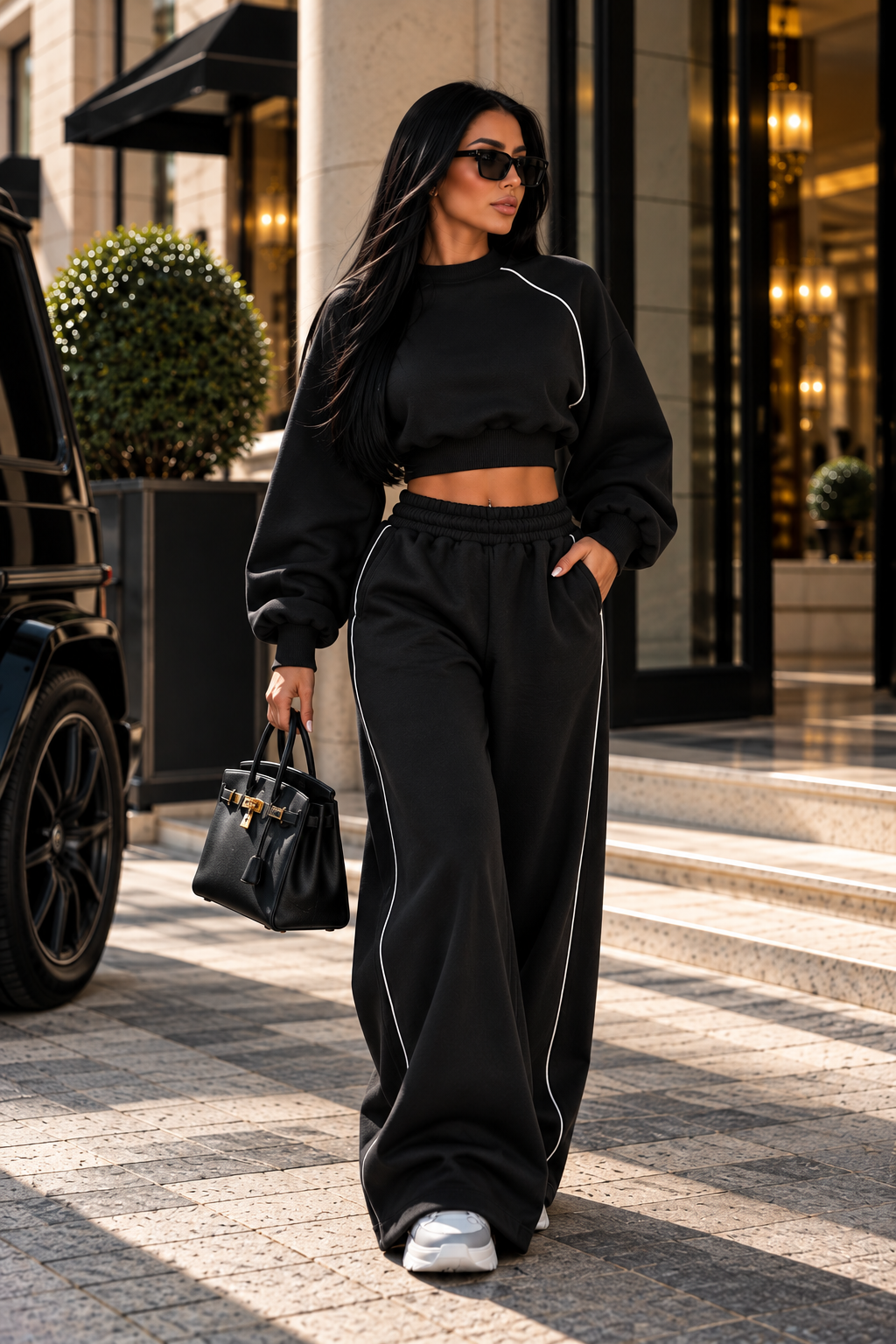 Nerava Street Set in Black