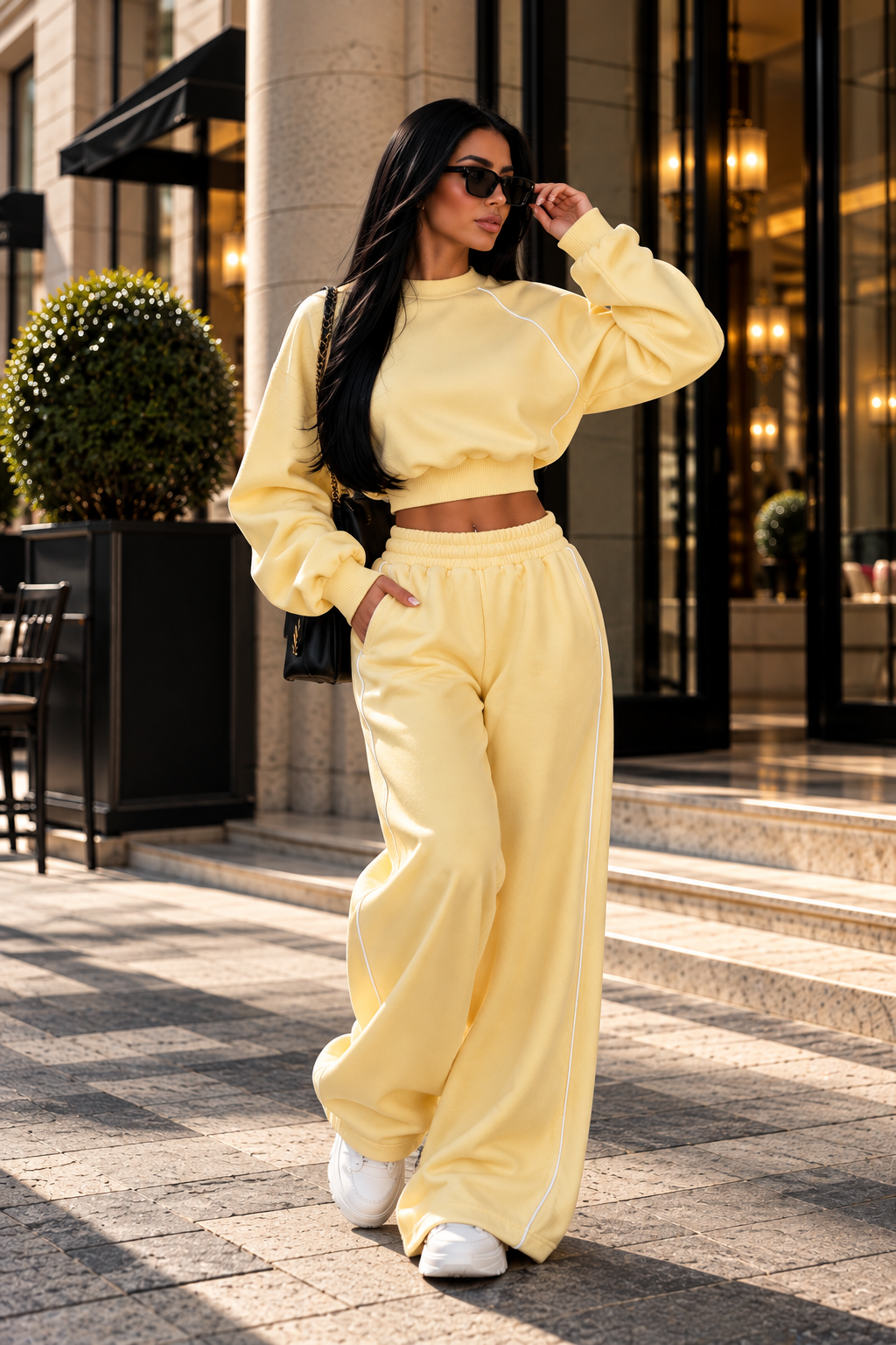 Nerava Street Set in Butter Yellow