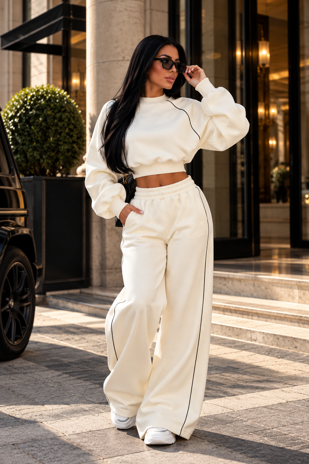 Nerava Street Set in Ivory