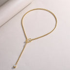 Close-up of the Ciélieta Ball Necklace geometric moissanite pendant