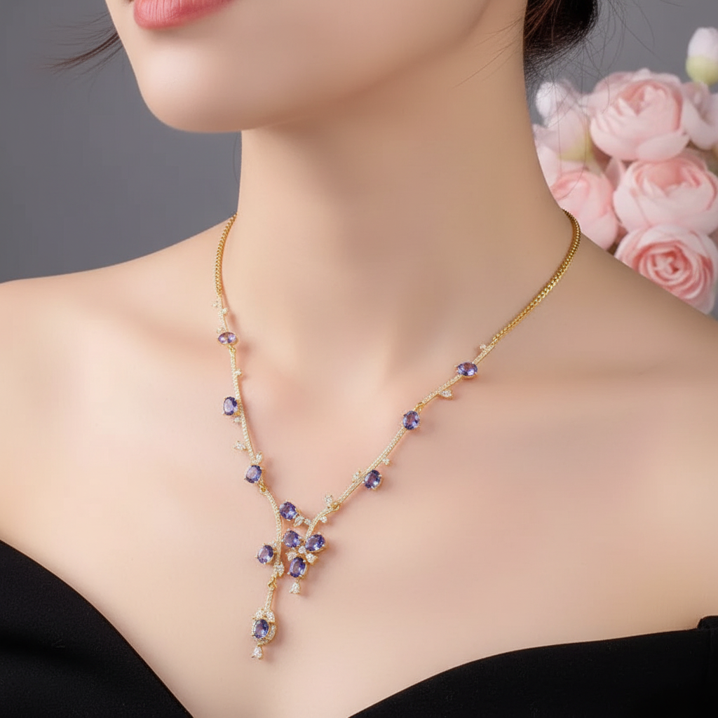 Isabella Tanzanite Necklace