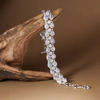 Aveloria Tanzanite Bracelet detail with violet-blue natural gemstones