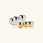 Alternate product view of the Maison Bragga Duo Sphère Ring